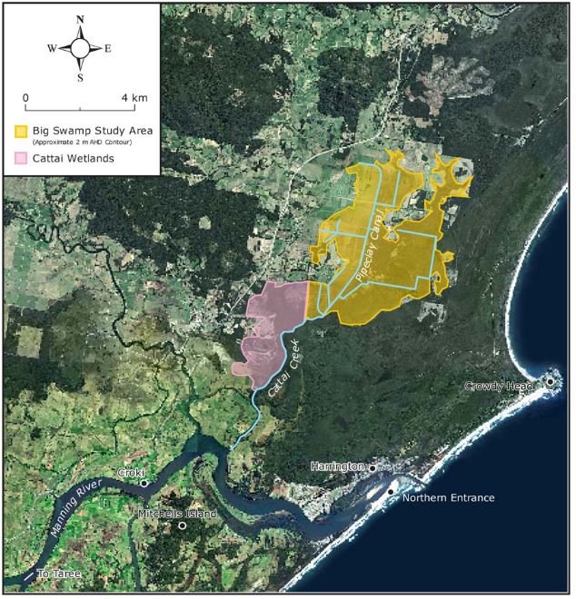 Big Swamp - study area map