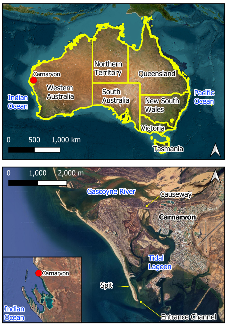 Carnavon location map