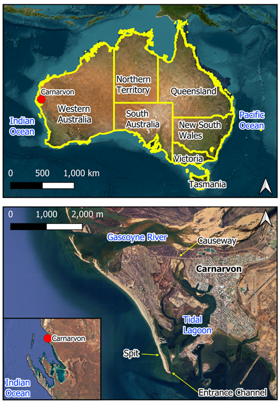 Carnavon location map
