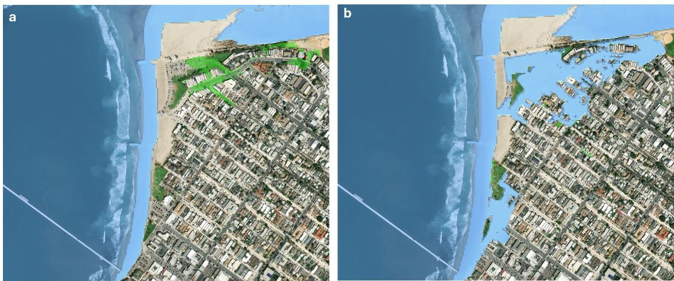Inundation map