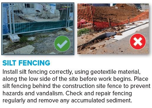 silt fencing