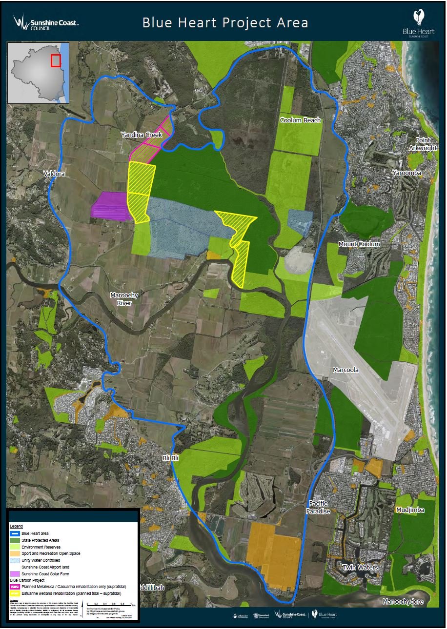 Blue Heart project area
