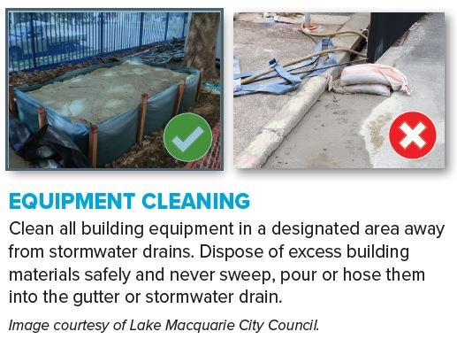 building site runoff