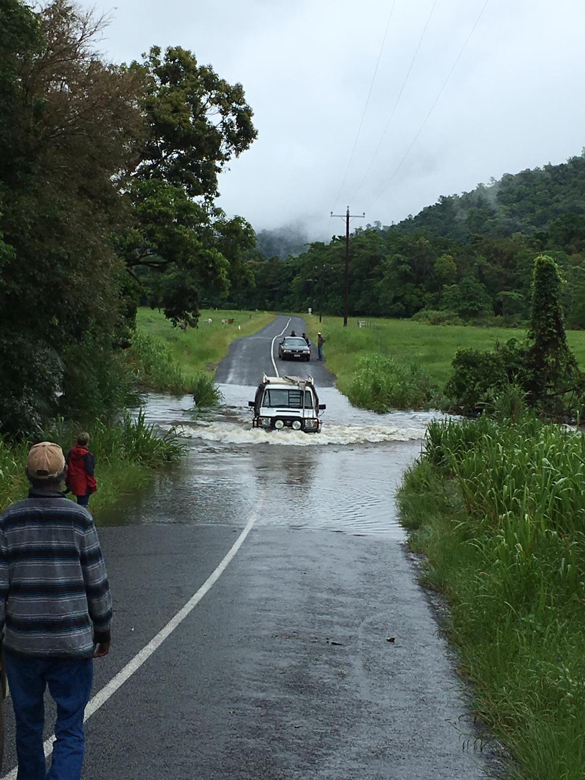 flooded road